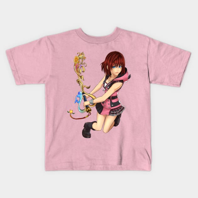 Kairi KH3 Kids T-Shirt by BlazeManga